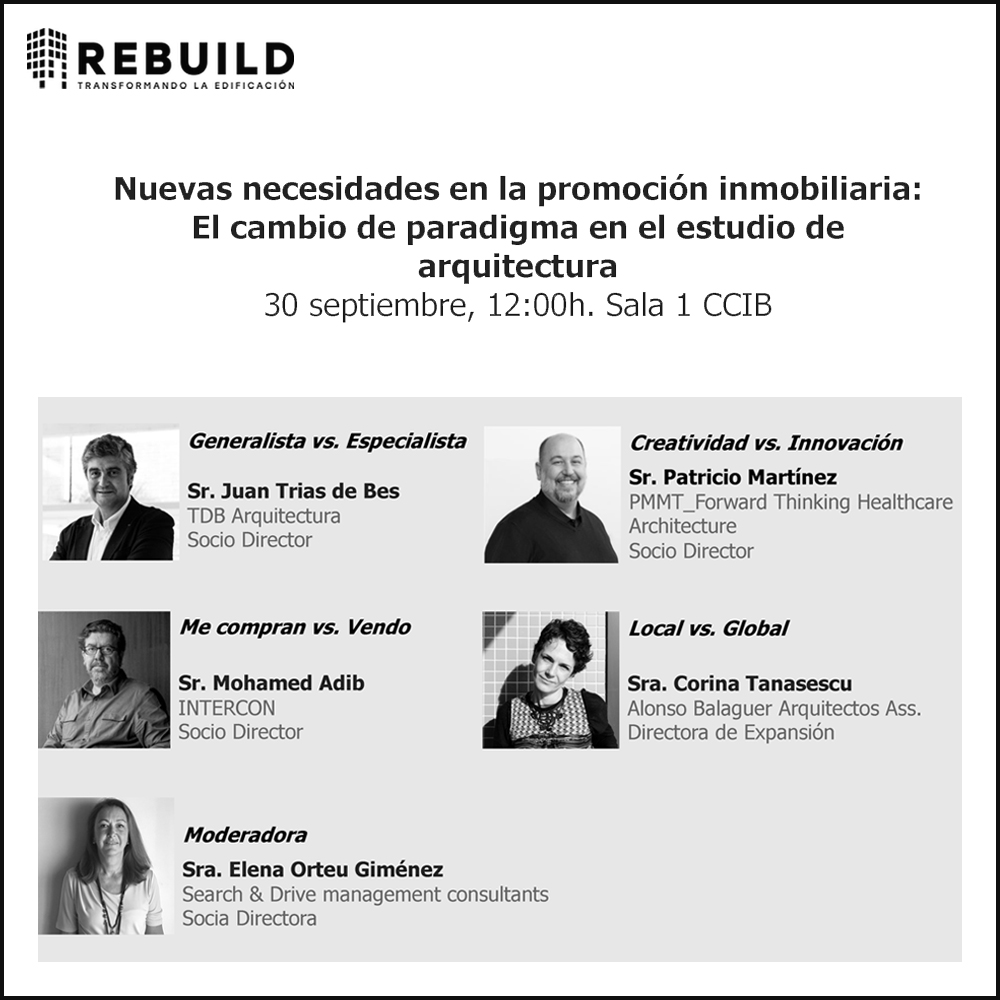 Rebuild 2020 Juan Trias De Bes TdB Arquitectura